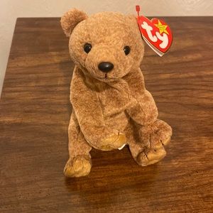 💜 5/$16 💜 NWT 1999 Pecan Beanie Baby